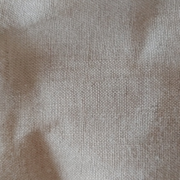 Women's Saks Fifth Avenue Threads Ecru Linen Sleeveless Tunic - Picture 5 of 8